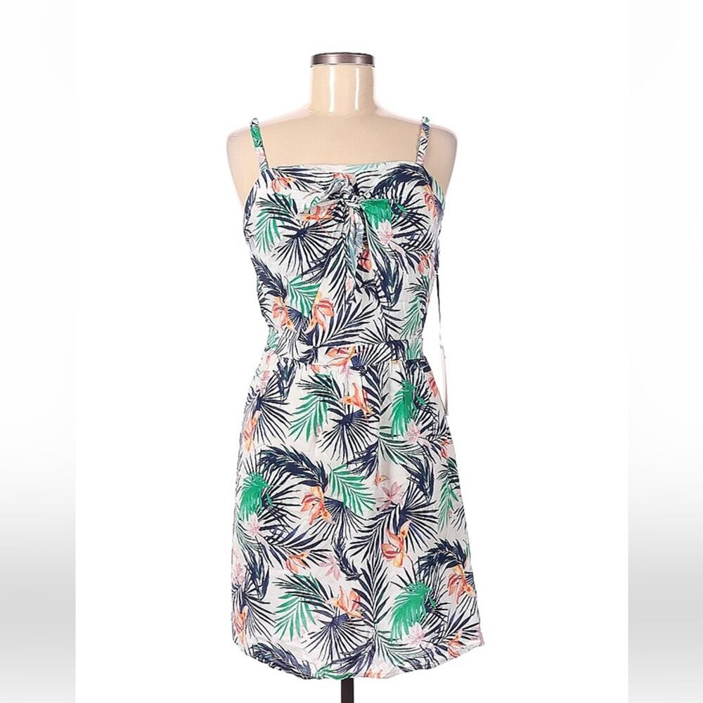Coverstitch Tropical print Julia romper,‎ size small